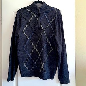 David Taylor 1/4 Zip Mens Sweater